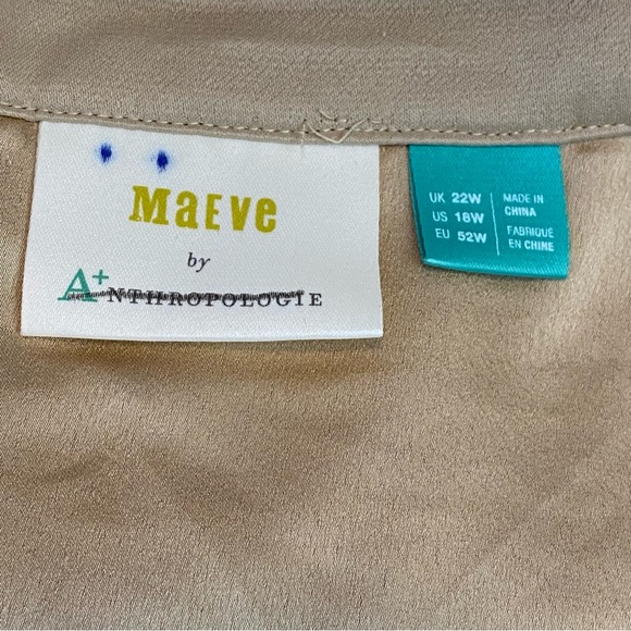 ANTHROPOLOGIE Maeve Natalia Pleated Gold Sequin Midi Skirt - Picture 11 of 15